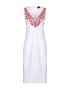 DSQUARED2 DSQUARED2 WOMAN MIDI DRESS WHITE SIZE M VISCOSE, POLYAMIDE, ELASTANE, GLASS, COTTON,34889573PH 3