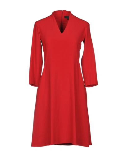 Antonelli Short Dress In Red