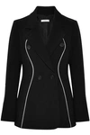 TOME TOME WOMAN DOUBLE-BREASTED WOOL BLAZER BLACK,3074457345619935837