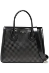 BALMAIN WOMAN STUDDED LEATHER SHOULDER BAG BLACK,GB 272216333458572