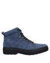 TOD'S TOD'S MAN ANKLE BOOTS SLATE BLUE SIZE 6.5 SOFT LEATHER,11492859SI 6