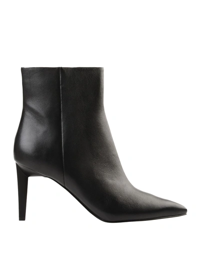 Kendall + Kylie Leather Ankle-boots In Black