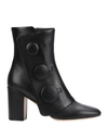 RODO RODO WOMAN ANKLE BOOTS BLACK SIZE 11 CALFSKIN,11562832TS 7