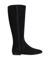 Tod's Woman Boot Black Size 5.5 Leather