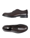 Tod's Lace-up Shoes In Dark Brown
