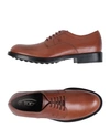 Tod's Lace-up Shoes In Tan