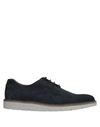 Hogan Lace-up Shoes In Slate Blue