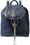 DIANE VON FURSTENBERG DIANE VON FURSTENBERG WOMAN TEXTURED-LEATHER BACKPACK NAVY,3074457345619961655