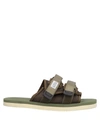 Suicoke Sandals In Military Green