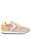 VOILE BLANCHE VOILE BLANCHE WOMAN SNEAKERS PINK SIZE 7 SOFT LEATHER, NYLON,11565300SV 11
