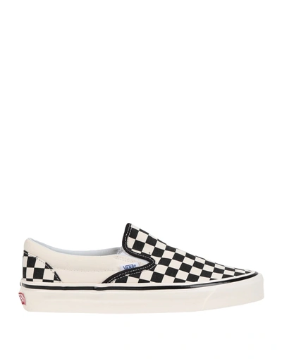 Vans Classic Slip On Sneakers Checkerboard Rhinestone Black In Multi