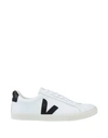Veja Low Top Sneakers With Contrast Heel Tab In Animal Print