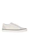 Vans Old Skool Leather-trimmed Canvas And Suede Sneakers In Ivory