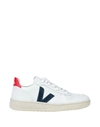 Veja V-10 Leather Extra White Nautico Pekin In White