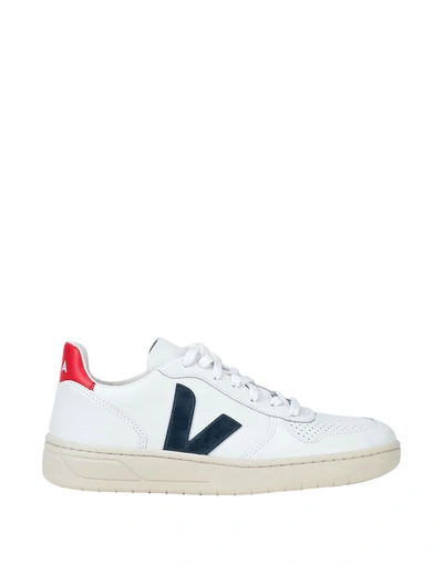 Veja V-10 Leather Extra White Nautico Pekin