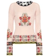 ETRO WOOL AND SILK-BLEND SWEATER,P00360064