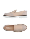 HOGAN HOGAN WOMAN LOAFERS BEIGE SIZE 5 SOFT LEATHER,11182520VI 7