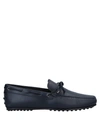 Tod's Loafers In Dark Blue