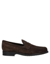 Tod's Man Loafers Dark Brown Size 11.5 Soft Leather