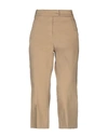 Dondup Cropped Pants In Beige