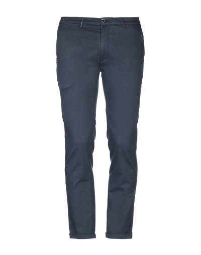 Re-hash Re_hash Man Pants Midnight Blue Size 40 Cotton, Lyocell, Elastane