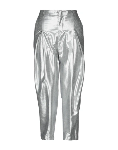 Pt01 Casual Pants In Silver