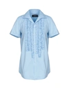 Dsquared2 Shirts In Sky Blue