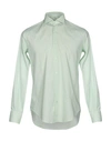 CALIBAN CALIBAN MAN SHIRT LIGHT GREEN SIZE 42 COTTON, ELASTANE,38780883QJ 3