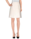 GIAMBATTISTA VALLI GIAMBATTISTA VALLI WOMAN MIDI SKIRT IVORY SIZE 10 VIRGIN WOOL, MOHAIR WOOL, POLYAMIDE, POLYESTER,35286460HB 3