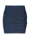 Sandro Mini Skirts In Dark Blue