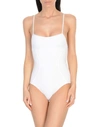 Melissa Odabash Calabasas Ribbed One-piece Swimsuit In White