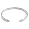 Anchor & Crew Reynolds Element Midi Geometric Silver Bangle In Silver