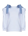 Msgm Sweatshirts In White