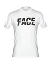 Facetasm Face Printed Cotton Jersey T-shirt In White