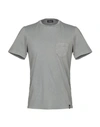 Drumohr T-shirts In Grey