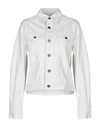 Calvin Klein 205w39nyc Denim Jacket In Light Grey