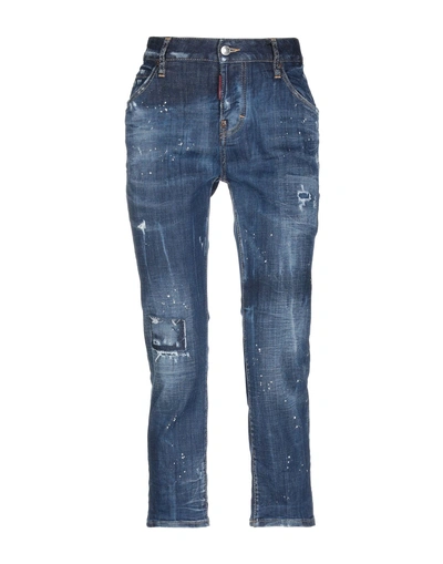 Dsquared2 Ripped Jeans With Details In Black