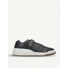 SAINT LAURENT TRAVIS LEATHER TRAINERS