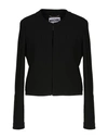 MOSCHINO MOSCHINO WOMAN SUIT JACKET BLACK SIZE 10 TRIACETATE, POLYESTER,49420633QC 2