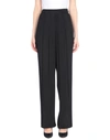 Manila Grace Casual Pants In Black