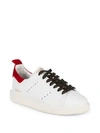 GOLDEN GOOSE STARTER COLORBLOCK PERFORATED LEATHER SNEAKERS,0400099973741