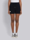 Thom Browne Stripe-detail Piqué-weave Shorts In Blue