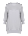 Malo Sweater In Light Grey