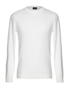 DRUMOHR DRUMOHR MAN SWEATER WHITE SIZE 42 COTTON, POLYAMIDE,39796048ET 7