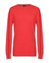 DRUMOHR DRUMOHR MAN SWEATER RED SIZE 38 COTTON, POLYAMIDE,39796048BX 6