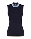 CALVIN KLEIN 205W39NYC CALVIN KLEIN 205W39NYC WOMAN SWEATER MIDNIGHT BLUE SIZE M COTTON, POLYAMIDE,39905647MV 3