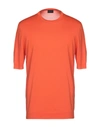 DRUMOHR DRUMOHR MAN SWEATER ORANGE SIZE 38 COTTON,39908141CN 9