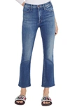 Mother The Hustler Ankle High-rise Boot-cut Jeans In Satisfaction Guaranteed