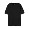 STELLA MCCARTNEY Black logo cotton T-shirt