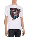 THE KOOPLES PUNK-PRINT COTTON CREWNECK TEE,HTSC17010K